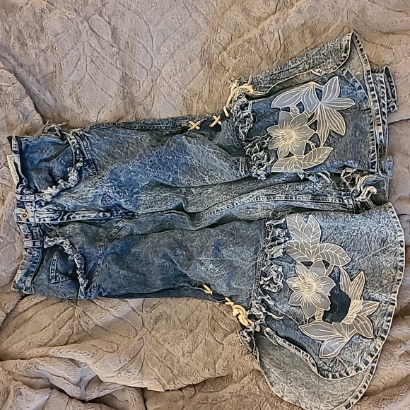 Carrell Dresses & Skirts - Carreli Size Eruo 42 Vintage Stone Washed Denim